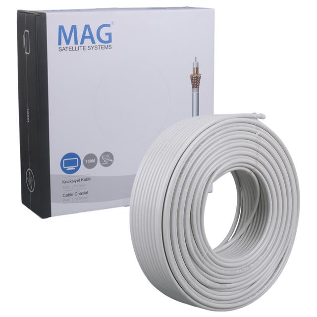 Mag RG6 U4 64 Tel Smart Anten Kablosu 100 Mt.