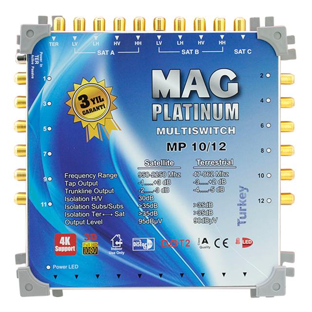 Mag Platinum 10-12 Sonlu Uydu Santrali