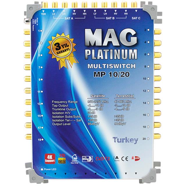 Mag Platinum 10-20 Kaskatlı Uydu Santrali