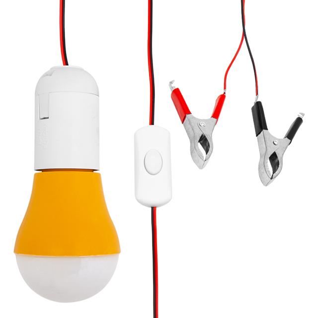 Powermaster PM-11050 Akü Maşalı Anahtarlı 12 Volt 5 Watt Seyyar Led Ampul