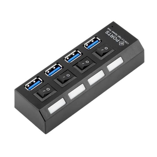 Powermaster PM-11365 4 Port USB 3.0 Anahtarlı Hub Çoklayıcı