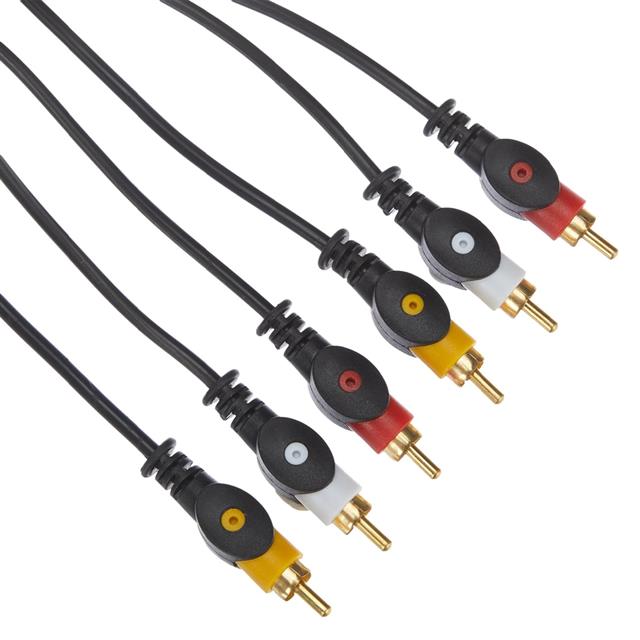 PowerMaster PM-11587 3 RCA TOS 20 Metre Kablo Video Audio Stereo Ses