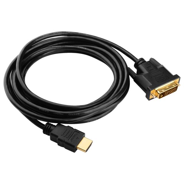 PowerMaster PM-11980 5 Metre DVI (24+1) Male to HDMI Male Gold Uçlu Görüntü Kablosu
