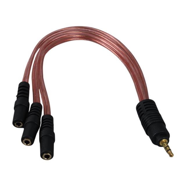 PowerMaster PM-12283 3.5Mm Stereo 3X Dişi Kulaklık Çoklayıcı (3 Boğumlu - 20 CM)