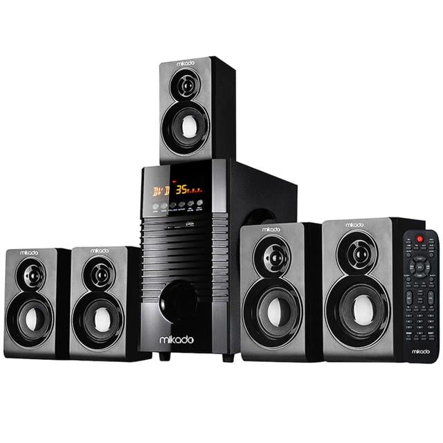Mikado MD-856BT USB-SD-FM Destekli Multimedya 5+1 Bluetooth Speaker