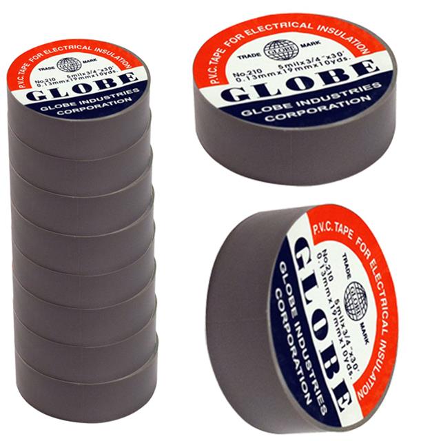 Globe 0.13Mmx19Mm İzole Bant 10’lu Gri