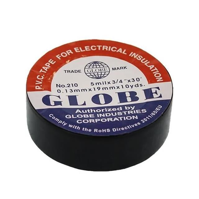 Globe 0.13Mmx19Mm İzole Bant 10’lu Siyah