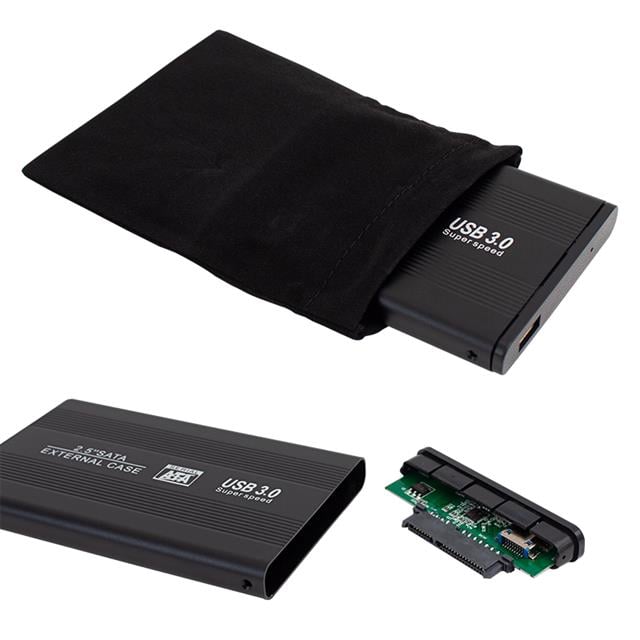 Powermaster PM-13948 Siyah 2.5’’ USB 3.0 Sata HDD Destekli Taşınabilir Harddisk Kutusu