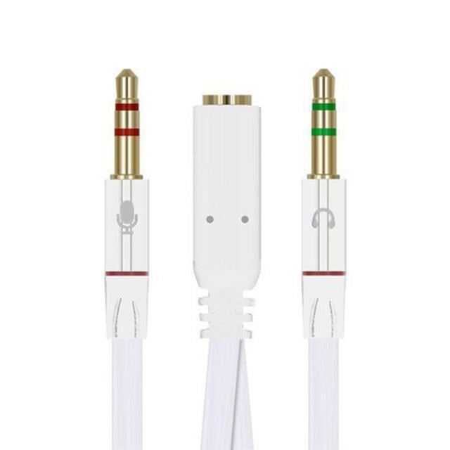 Powermaster Kulaklık Mikrofon Hoparlör Çevirici Ayırıcı Kablo 20 Cm