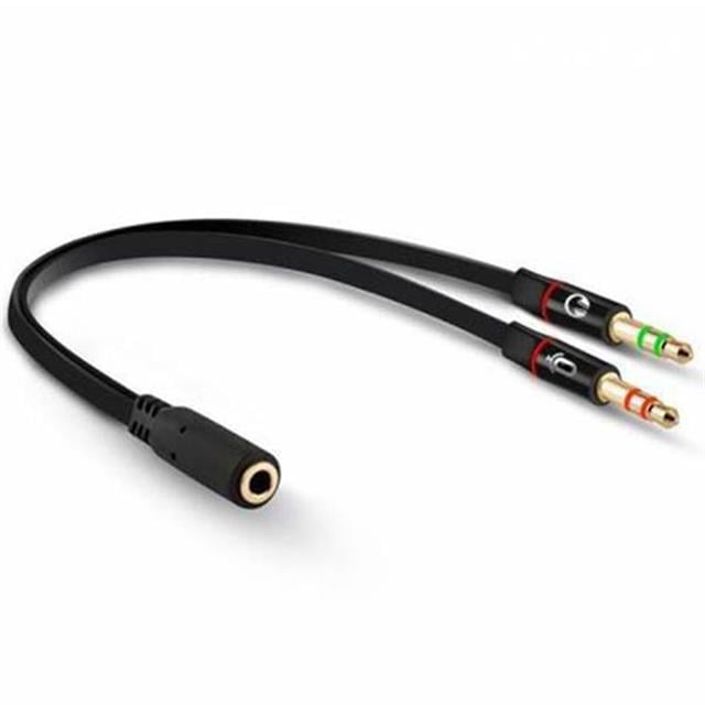 Powermaster Kulaklık Mikrofon Hoparlör Çevirici Ayırıcı Kablo 20 Cm