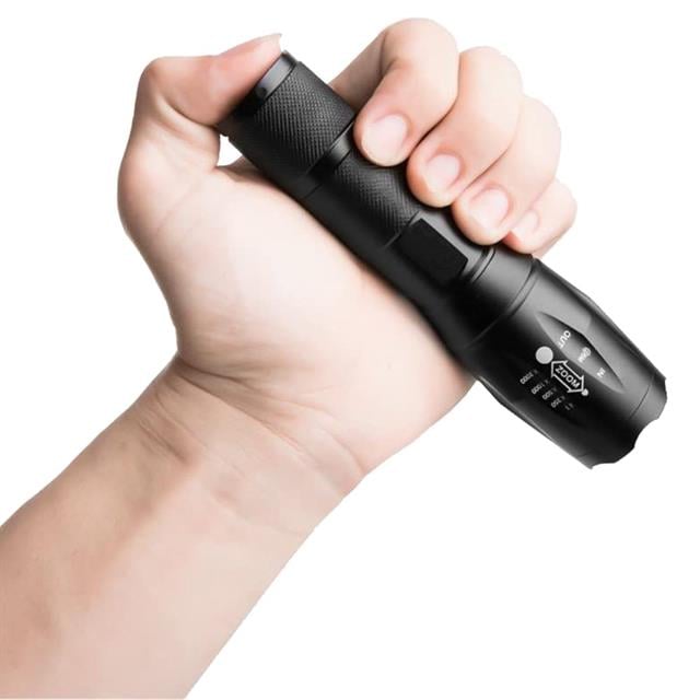 Powermaster PM-14623 Şarjlı Zoomlu HXP50 Power LED Metal El Feneri 4 Modlu