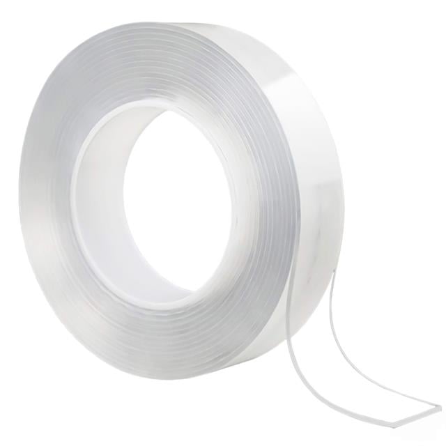 Sunup SN-14654 30mm 2 Metre Çift Taraflı Nano Teknoloji Süper Yapıştırıcı Şeffaf Bant