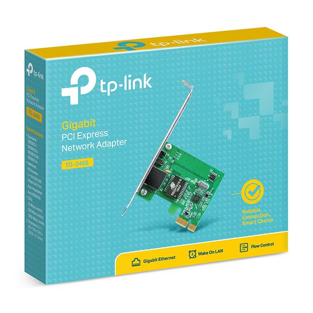 TP-Link TG-3468 10/100/1000 Mbps PCI-EX Gigabit Ethernet Kartı