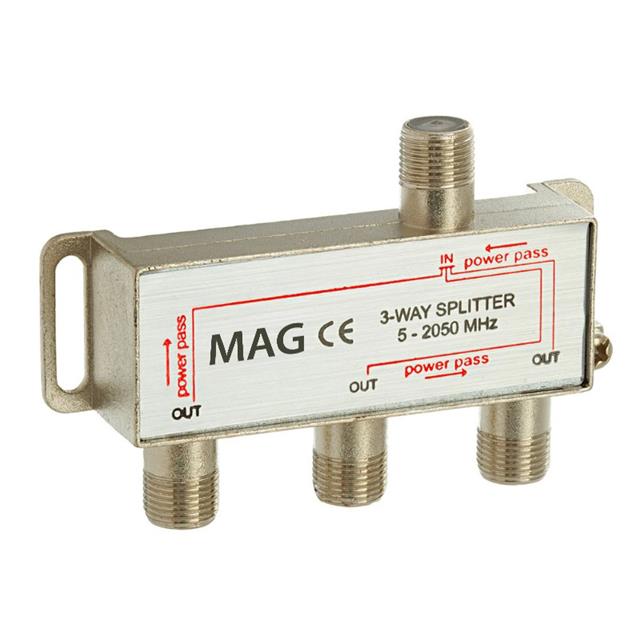Mag MG-1504 5-2500 MHz 1 Giriş 3 Çıkış Anten-Sinyal Dağıtıcı 1/3 Splitter