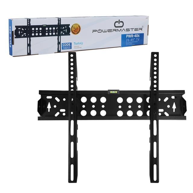 Powermaster PWR-40S Kilitli 26’’-49’’Lcd-Led Tv Duvar Askı Aparatı