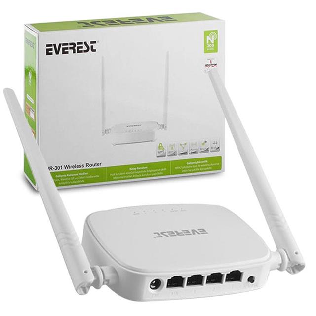 Everest EWR-301 300 Mbps Access Point Kablosuz Router