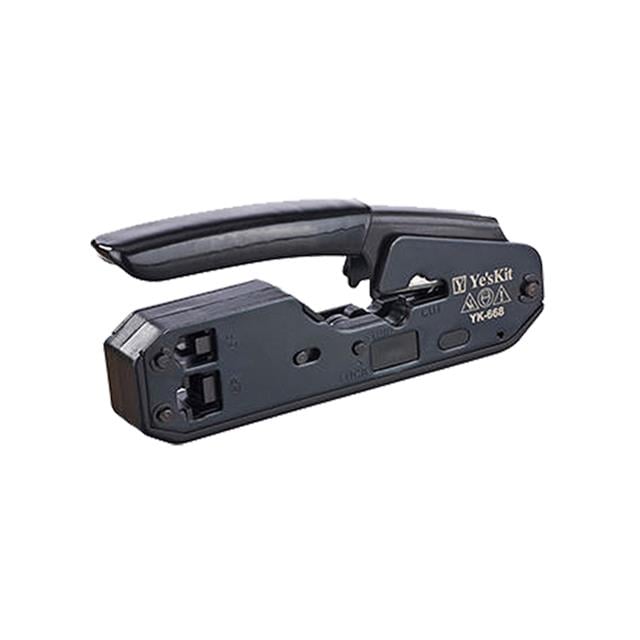 Powermaster YK-668 Çok Fonksiyonlu RJ11 RJ12 RJ45 3in1 Kablo Kesme - Soyma - Konnektör Çakma Pensesi