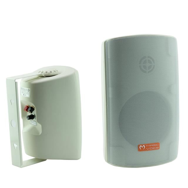 Magicvoice MV-38 Beyaz 11 Cm Trafolu 40 Watt Sütun Hoparlör 2’li Takım