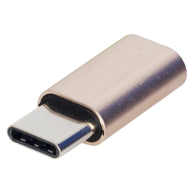 PowerMaster PM-17209 Micro-USB to Type-C USB OTG Çevirici Aparat
