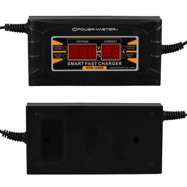 Powermaster SON-1206D 12 Volt 6 Amper Dijital Göstergeli Akıllı Akü Şarj Cihazı