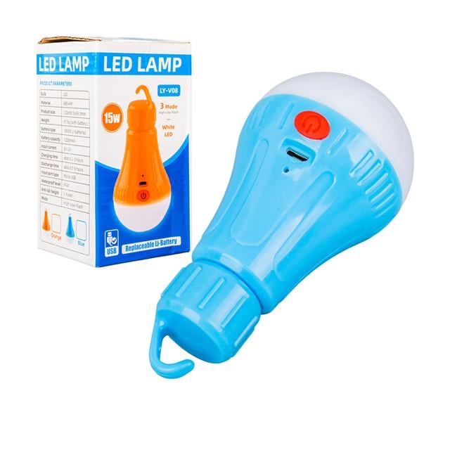 Powermaster LY-V08 Şarjlı Kamp Lambası (Çakarlı)
