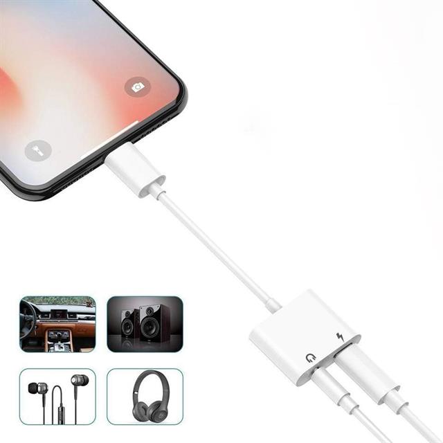 Powermaster IP 7-8-Plus-X Serisi Lightning Kulaklık-Şarj Çevirici Adaptör