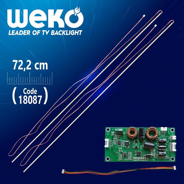 65’’ inç 90 Ledli 72 Cm Universal Tv WK-1374 E-Led Takımı