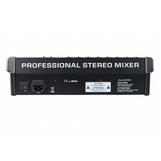 Magicvoice MV-P800 8 Kanal USB-Bluetooth Destekli Deck Mixer