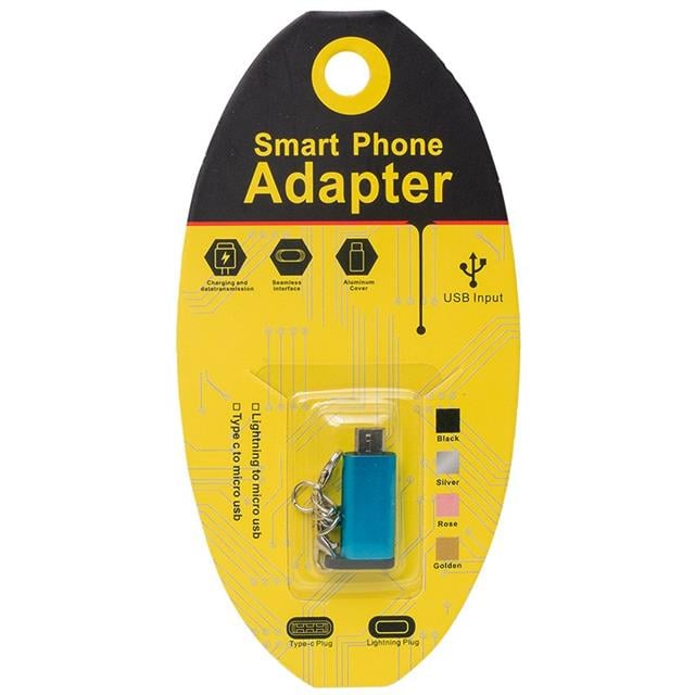 PowerMaster PM-18310 Type-C to Micro USB OTG Çevirici Aparat Anahtarlıklı