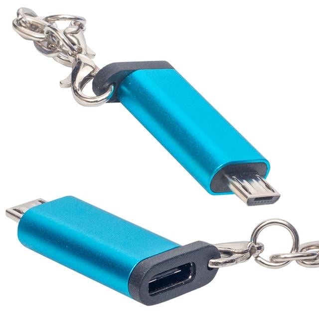 PowerMaster PM-18310 Type-C to Micro USB OTG Çevirici Aparat Anahtarlıklı