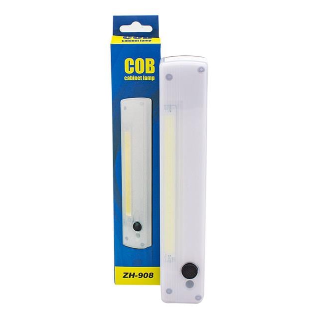 Powermaster PM-18399 Beyaz Cob Ledli Yapışkanlı Mıknatıslı El Tipi Fener Magnet Bar