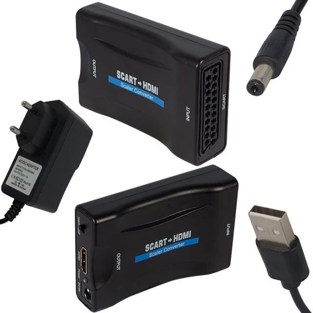 Powermaster PM-18588 Scart To HDMI Çevirici Adaptör