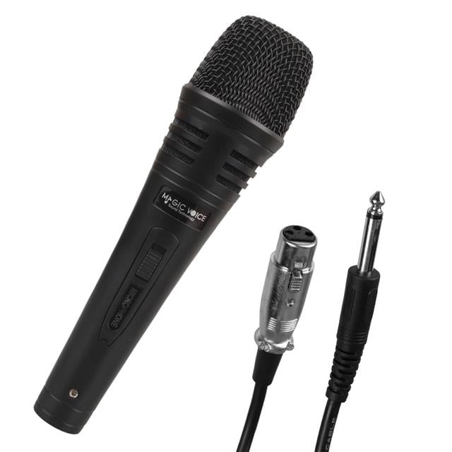 MagicVoice MV-1310 Dinamik Profesyonel Kablolu EL Mikrofonu XLR Girişli Alüminyum (5 Metre Kablolu)
