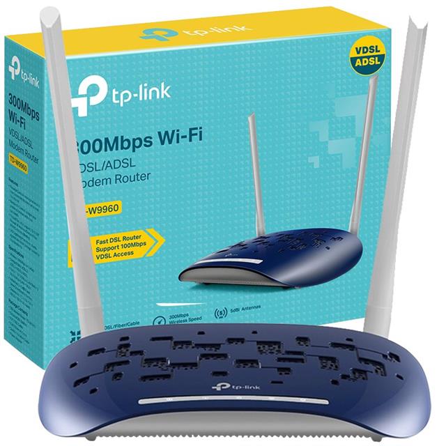TP-Link TD-W9960 300 Mbps Kablosuz Adsl2-Vdsl2 Modem