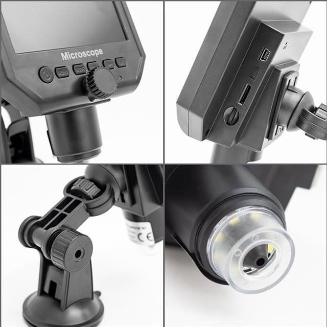 PowerMaster PM-18798 4.3’’ LCD Ekranlı 3.6 MP Taşınabilir HD Dijital Mikroskop