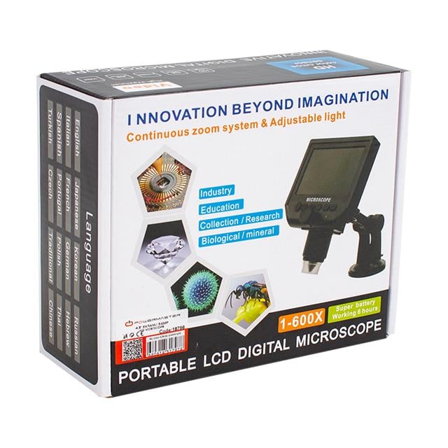 PowerMaster PM-18798 4.3’’ LCD Ekranlı 3.6 MP Taşınabilir HD Dijital Mikroskop