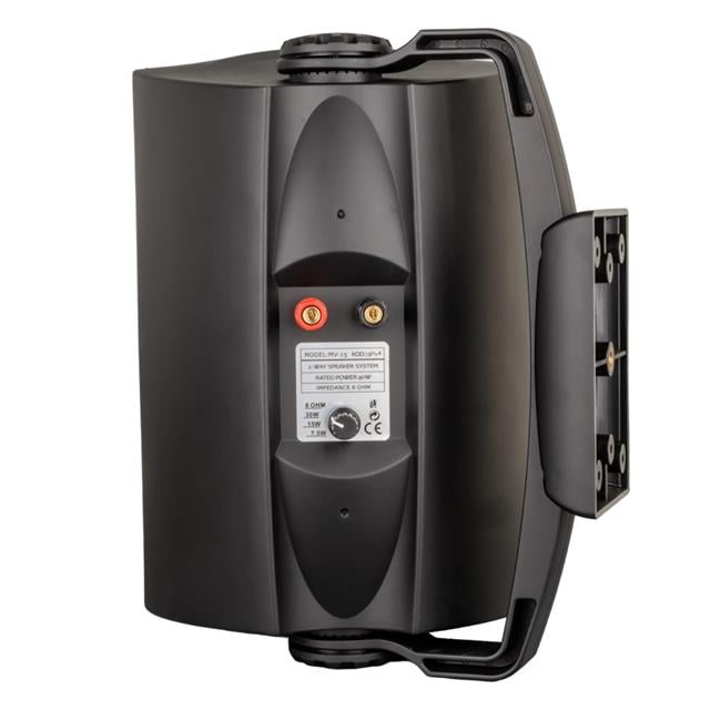 Magicvoice MV-25 16 Cm 80W 2 Yollu Siyah Sütun Hat Trafolu Hoparlör 2’li Takım