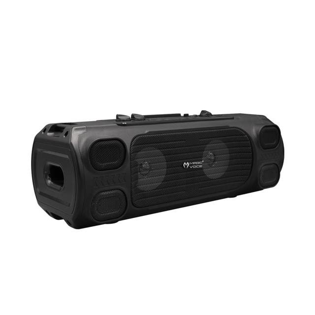 Magicvoice MV-7001 VHF El Mikrofonlu USB-SD-Bluetooth Işıklı 40 W Taşınabilir Şarjlı Seyyar Anfi