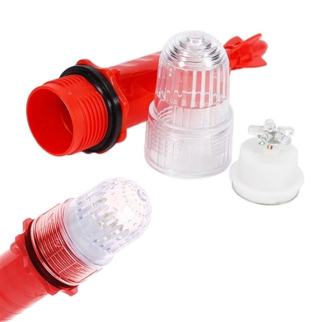 PowerMaster PM-19633 Mavi LED Su Geçirmez Balık Ağı Sinyal Lambası Pilli Çalışır Işıklı Şamandıra