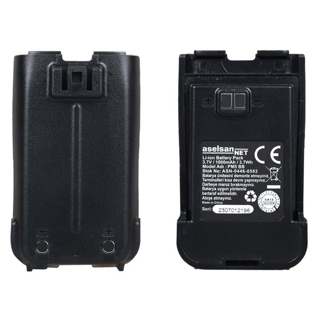 Aselsan A446C PM5BB LI-ON 3.7V 1000mAh Yedek Lityum Batarya Pili