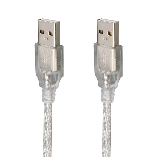 Powermaster PM-19803 Şeffaf 3 Metre Usb Erkek-Erkek Kablo