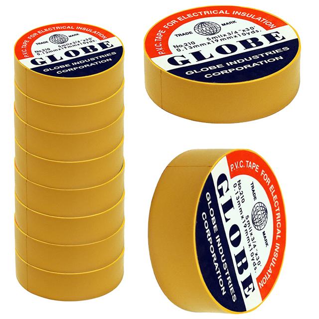 Globe 0.13Mmx19Mm İzole Bant 10’lu Sarı