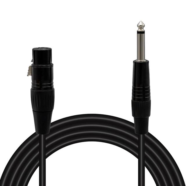 MagicVoice LD379 1.5 Metre Canon XLR Dişi - 6.35mm Mono Erkek Mikrofon Ses Kablosu