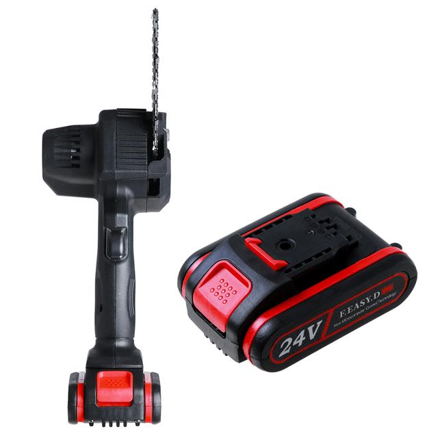 PowerMaster PM-20309 Zincirli Şarjlı Matkap Testere 24 Volt - 550 Watt