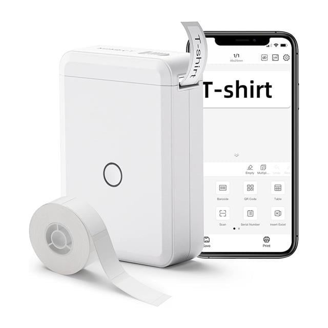 Powermaster PM-20343 Kablosuz Taşınabilir Bluetooth’lu Etiket Makinesi