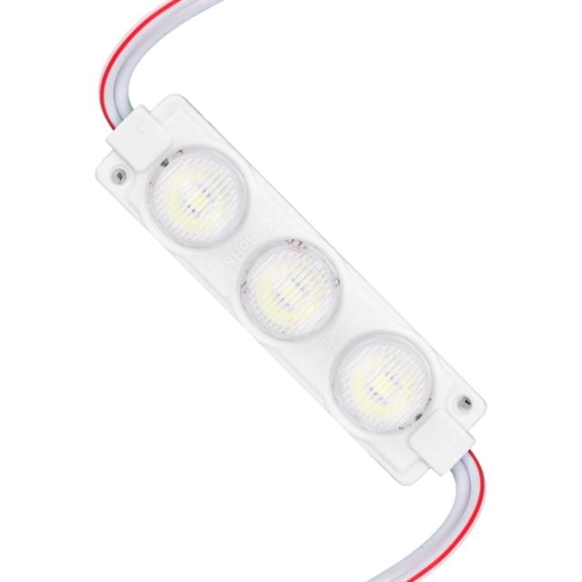 12 Volt 3 Watt Beyaz LED Modül - 74x20 mm - 3030 Çip