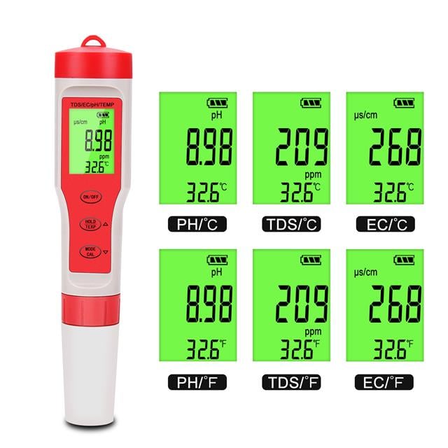 Noyafa EZ-9908 4 In 1 Su Kalite Test Cihazı