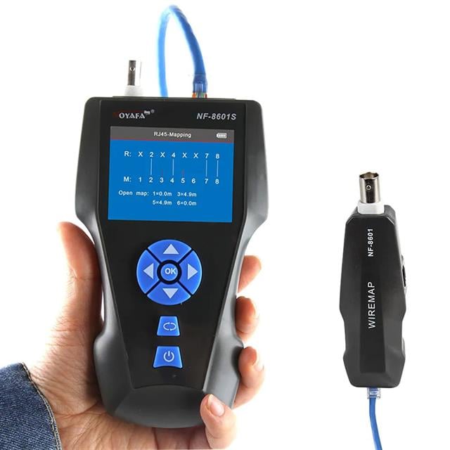 Noyafa NF-8601S Digital TDR Kablo Test Ve Uzunluk Ölçüm Cihazı
