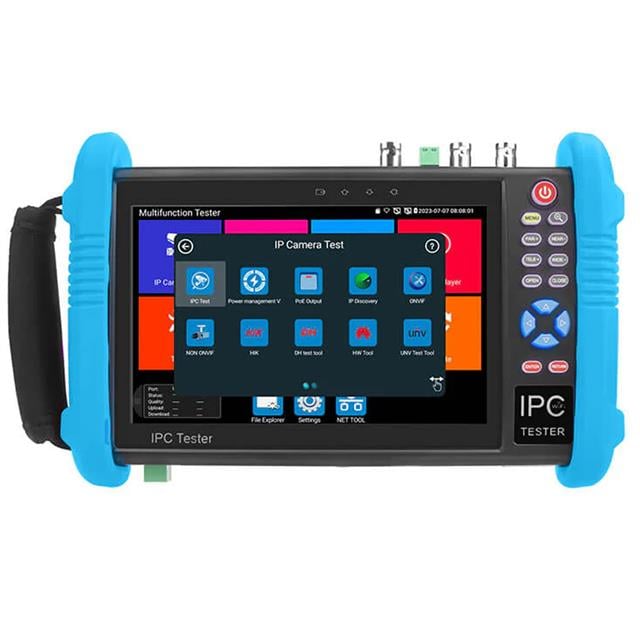 Noyafa NF-IPC716ADHS 7’’ Ekranlı IPC-ONVIF-AHD-CVI-TVI-HDMI-Analog Girişli Cctv Kamera Test Cihazı