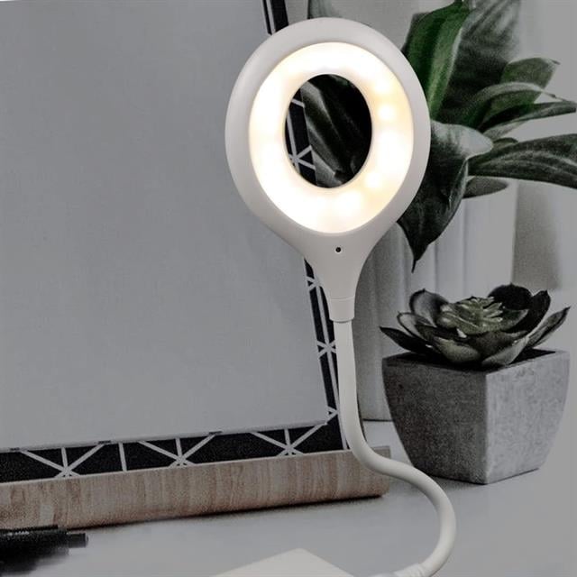 PowerMaster Portatif Akrobatik 20 SMD Ledli USB Gece Kitap Okuma Çalışma Lambası (Powerbank Uyumlu)